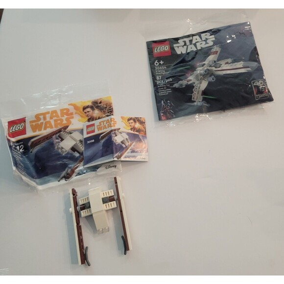 2x Lego Star Wars Sets S30654 X-Wing Starfighter & 30498 Imperial AT-Hauler - Picture 1 of 4